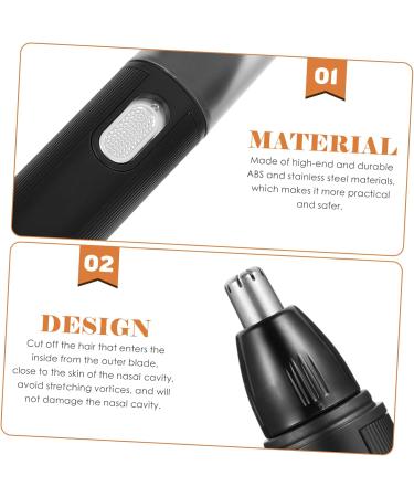 Buy Minkissy 4 Sets Nose Hair Trimmer & Shampoo - Stainless Steel Household Grooming for Men - International Shipping Available - Buy Online on GoSupps.com