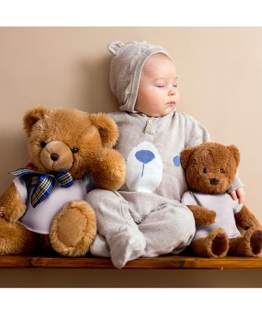 SKYLETY 6 Pcs White Bear Clothes Set for 14-18 Inch Stuffed Animals - Classic Crew Neck T-Shirt Design - Buy Online on GoSupps.com