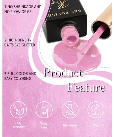 3D Crackle Gel Nail Polish Charming Pink Crackle Nail Gel Glue Polish Unique Variegated Cool Crackle Pattern Long-lasting Durable Natural Air-drying Styling UV Lamp Needed Type Nail Gel Glue Polish-03 - Buy Online on GoSupps.com