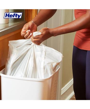 Hefty Garbage Bags Strong Large 34 Litres White Kitchen Easy Flaps Arm & Hammer odour neutralizer 40 Bags Strong Easy Flaps - Buy Online on GoSupps.com