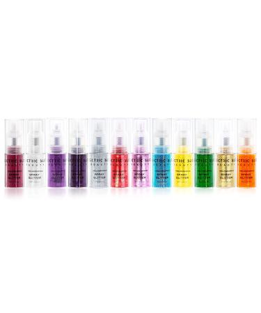 Holographic Silver Glitter Spray - Shimmer for Hair, Face & Body | Festival & Rave Accessories - Buy Online on GoSupps.com