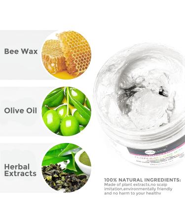 VOLLUCK White Hair Color Wax - Temporary Hair Dye for Party Cosplay & Halloween - 4.23 oz - Buy Online on GoSupps.com