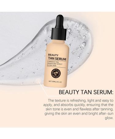 Self Tanning Drops - 30ml Natural Bronzing Liquid | Self Tanning Body Drops - For Business Travel Home Outdoor School Girlfriend Wife Friend Sister - Buy Online on GoSupps.com