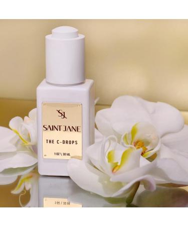 SAINT JANE Vitamin C Glow Drops Serum | Luxury Floral-Infused Clean Skincare (1 fl oz) - International Shipping Available - Buy Online on GoSupps.com
