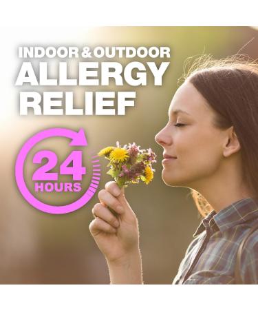 GenCare Allergy Relief Pills - Fexofenadine HCl 180mg | Non-Drowsy Antihistamine for Hay Fever & Seasonal Allergies | 100 Tablets for Indoor & Outdoor Allergy Relief - Buy Online on GoSupps.com