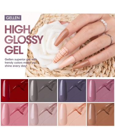 7Pc/Kit Nail Extension Gel Enhancement Quick UV Gel Building Poly Nail Art  Set | eBay