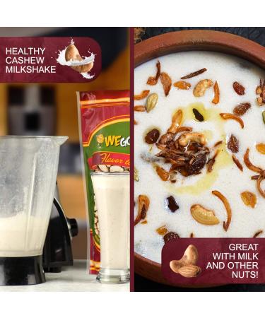 Whole Raw Cashews 320 Bulk Nuts - 5 lbs - We Got Nuts - Buy Online on GoSupps.com