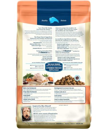 Blue Buffalo Life Protection Formula Healthy Weight Large Breed Dog Food & Life Protection Formula Large Breed Puppy Dog Food Natural Dry Dog Food for Puppies Chicken and Brown Rice 11.7 Kg Bag Healthy Weight Large Breed Chicken Large Bag + Large Breed Pu - Buy Online on GoSupps.com