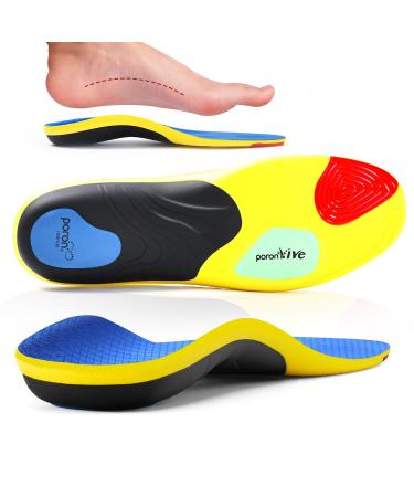 Orthopedic insoles for plantar fasciitis flat foot metatarsalgia orthopedic insole heel spur insoles of work shoes insoles sports for men and women (XS) EU 35-37 (23-24 cm)