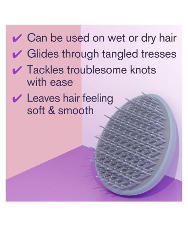 Purple Hair Mask for Blonde, Platinum, Bleached, Silver, Gray Hair + Detangling Brush Bundle | Neutralize Yellow Tones, Condition Dry Hair | Cruelty-Free & Vegan - Buy Online on GoSupps.com