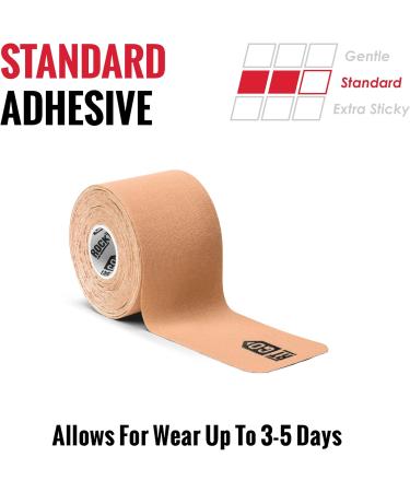 Buy RockTape Go Standard Adhesive Pre-Cut Kinesiology Tape (Beige) - International Shipping Available - Buy Online on GoSupps.com