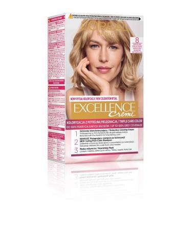 L'Oreal Paris L'Or al Paris Excellence 8.0 Hair Color - Light Blonde
