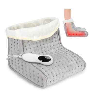 Sunwelt foot warmers washable with 10 temperature levels 45/90/120 minutes timer electrical foot heating suitable up to shoe size 46 for office at the desk and at home