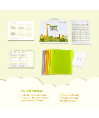 Baby Document Organizer  Baby Briefcase with 9 Folders - Buy Online on GoSupps.com