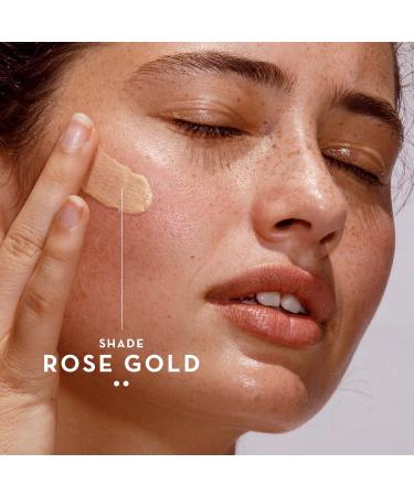 Buy Vegan Glowing Skin Makeup Primer & Moisturizer - Hydrating Pore Minimizer & Tinted Organic Face Primer (Rose Gold) - International Shipping Available - Buy Online on GoSupps.com