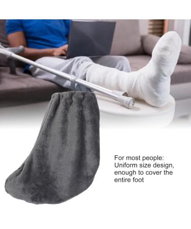 Adjustable Flannel Gips Sock Cover for Foot & Leg Casts | Washable & Warm Protective Plaster Stocking for Cold Weather - International Shipping - Buy Online on GoSupps.com