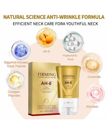 AEEHFENG New Ah-8 Firming Neck Cream Advanced Neck Firming and Tightening Cream Neck Firming Cream Tightening Lifting Sagging Skin Natural Ingredients for All Skin Types (2 Pack) - Buy Online on GoSupps.com