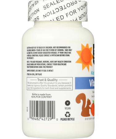 365 by Whole Foods Market Kid' Chewable Vitamin C Natural Orange Flavor Vegan 90 Count 90 Count (Pack of 1) - Buy Online on GoSupps.com