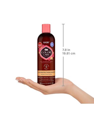 HASK Color Care Shampoo & Conditioner Set - Vegan, Color Safe, Gluten-Free, Sulfate-Free, Paraben-Free, Cruelty-Free - 1 of Each - Buy Online on GoSupps.com