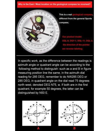 Harbin Geological Compass DQL-8 - Precision Navigation Tool for Geologists - Buy Online on GoSupps.com