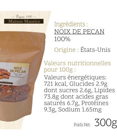 Old-fashioned Pralines - Pecan Nuts 300g - Bag of Pecan Nuts - Treat Snack Aperitif Ingredient Cooking Pastry - Buy Online on GoSupps.com