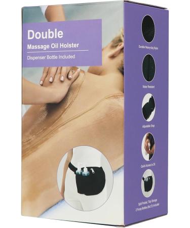 Buy Master Massage Oil Bottle Holder - 2-Way Size with 2 x 250 ml Dosing Bottles | International Shipping Available - Buy Online on GoSupps.com