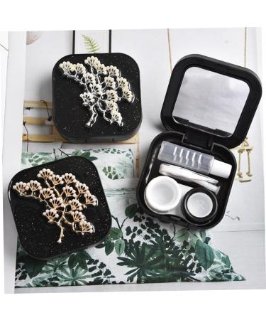 Solustrative Contact Lens Container Case - Travel Set with Tweezers & Cleaning for Safe Storage | Shop Internationally - Buy Online on GoSupps.com