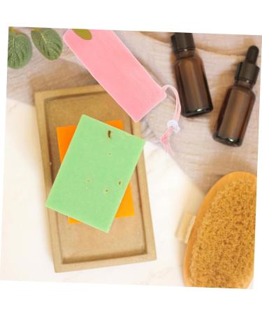WOONEKY 8pcs Soap Foaming Net Soap Bags Foaming Bath Pouch Convenient Soap Bag Soap Pouch Spa Exfoliator Pe - Buy Online on GoSupps.com
