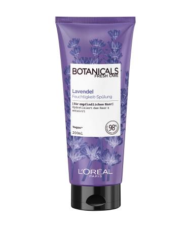 Botanicals of soothing and unavavable conditioners without silicones sulfates and parabens for sensitive hair vegan natural cosmetics lavender moisture flushing 1 x 200 ml
