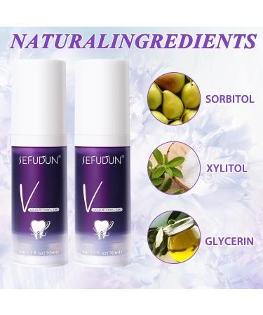 IJGD Purple Toothpaste - 2 Pcs Teeth Whitening Color Corrector Serum for White Teeth - Buy Online on GoSupps.com