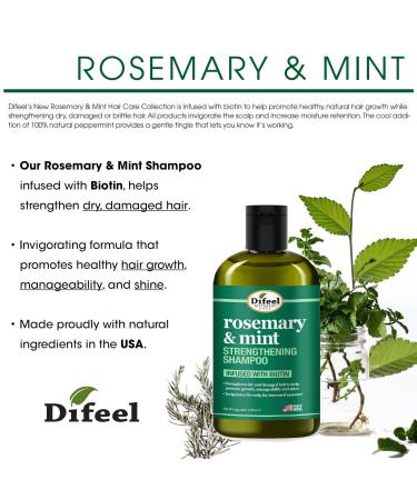 Buy Difeel Rosemary & Mint Biotin 4-PC Box Set | Shampoo Conditioner Hair Mask & Oil for Healthier Hair - International Shipping Available - Buy Online on GoSupps.com