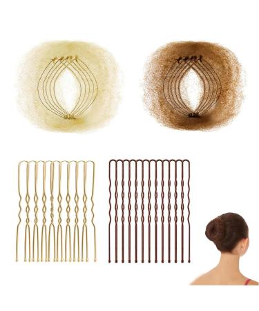 Hair net Dutn Netzenzts Hairstyle Aid for Ballet 20 pieces of invisible hair networks 20 pieces of hairpins hair network bun for children bun nets car network bun children girls women Haardonut