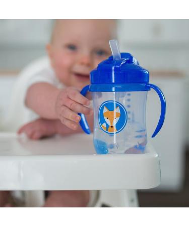 Dr. Brown's Baby's First Sippy Cup with Straw - Blue/Green - 9oz - 2pk - 6m+ | Shop Now - Buy Online on GoSupps.com