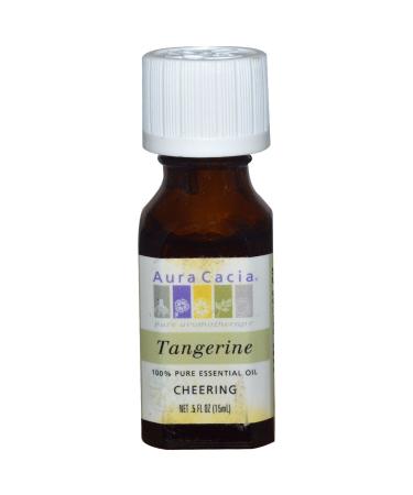 Aura Cacia Pure Aromatherapy 100% Pure Essential Oil Tangerine Cheering 0.5-Ounces (Pack of 6)