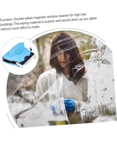 1pc Hollow Glass Wiper Magnetic Car Cleaner Magnetic Windshield Cleaner Magnetic Glass Cleaner Window Wiper car Magnets Double Sided Glass Wiper Plastic Double Layer Washing Brush - Buy Online on GoSupps.com