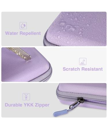 Medmax Pocket for Freestyle Libre 3/2 & Libre Reader - Hard-Shelled Protective Cover & Shockproof Storage Bag for Diabetics (Lilac) - Buy Online on GoSupps.com