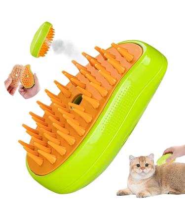 Steamy Cat Brush 3 In1 Cat Steam Brush Pet Hair Cleaner Brush Self Cleaning Steam Brush Cat Steamer Brush Massage Cat Hair Brush for Removing Tangled Loosse Hair for Home Office School Height blue