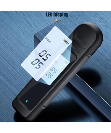 Cryfokt Portable Breathalyzer | 0-0.19% BAC | Rechargeable & Smart | Digital Display & LED Indicator | Ideal for Personal & Professional Use - Buy Online on GoSupps.com
