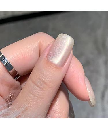 Rolita Gel Polish Rolita Nail Polish Rolita Gel Polish 15ml Nude Ice-Clear Jade Gel Glitter Crystal Gel Nail Polish with Magnet Jelly Gel Nail Polish DIY at Home Crystal Cat Eye Gel Polish(Y-22) - Buy Online on GoSupps.com