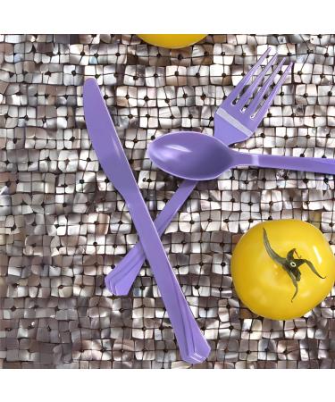 Hanna K. Signature Collection 24 Count Heavyweight Cutlery Combo Hydrangea - Buy Online on GoSupps.com