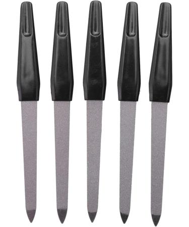 Yinchus 5 Pieces Plastic Metal Double Sided Nail Files Per Nail File DIY Manicure Pedicure Tool - Buy Online on GoSupps.com