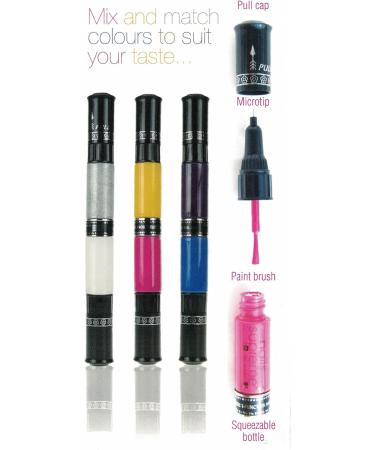 Empire Collection Nail Art Pens Set Varnish Polish Decorate Design Nails (21 Pens Full Collection) - Buy Online on GoSupps.com