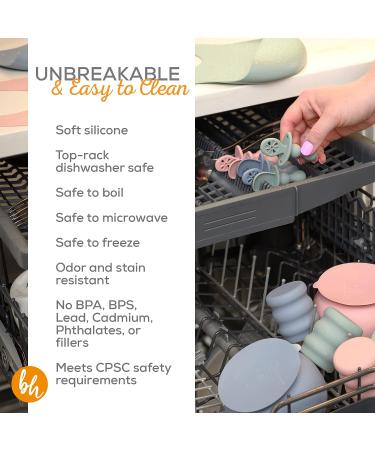 BooginHead Baby Led Weaning Supplies - Stage 1 and Stage 2 Self Feeding 5-Piece Set in Blue - Buy Online on GoSupps.com