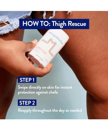 Thigh Rescue Anti-Chafe Stick | MegaBabe | Prevent Chafing & Skin Irritation for Thighs Arms Bra-Lines & More - Worldwide Shipping - Buy Online on GoSupps.com