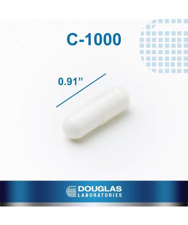 Douglas Laboratories C-1000 | 100% Pure Vitamin C to Support Skin Blood Vessels Tendons Joint Cartilage and Bone | 100 Capsules 100 Count (Pack of 1) - Buy Online on GoSupps.com
