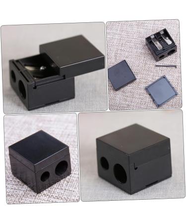 FOMIYES 12 Pcs Pencil Sharpener Pencil Fast Sharpener Makeup Tool Puff Liner Plastic Woman Make up Blackx2pcs 3.2x3.2cmx2pcs - Buy Online on GoSupps.com