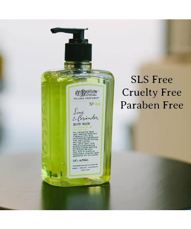 C.O. Bigelow Lime Coriander Hand Wash No. 1530 - Moisturizing Aloe Vera Soap 10 fl oz - Buy Online on GoSupps.com