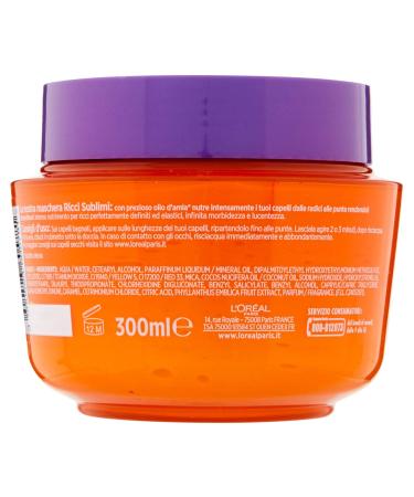 L'Or al Paris Elvive Moisturising Mask with Amla Oil for Sublimium Curls - 300 ml | Deep Hydration & Curl Definition | International Shipping Available - Buy Online on GoSupps.com