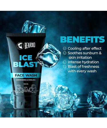 Buy Be ardo Ice Cooling Facewash for Men | Instant Icy Freshness | Refreshing & Hydrating 100ml - Best International Shipping - Buy Online on GoSupps.com