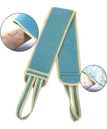 3 Pack Blue Loofah Sponge Body Scrubber for Bath - Luxury Exfoliating Loofah for Women and Men - Buy Online on GoSupps.com